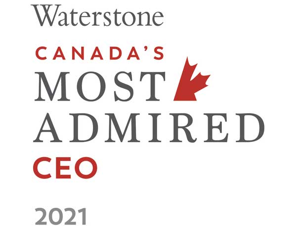 Waterstone Canada's Most Admired CEO 2021
